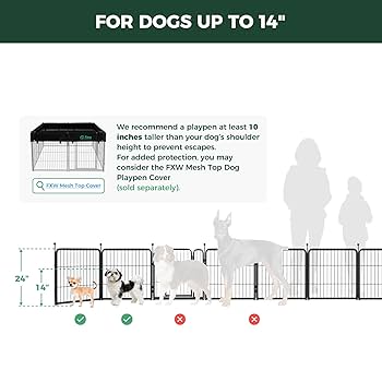 dogページ Amazon.com : Yaheetech Dog Playpen Outdoor, 32 inch 12